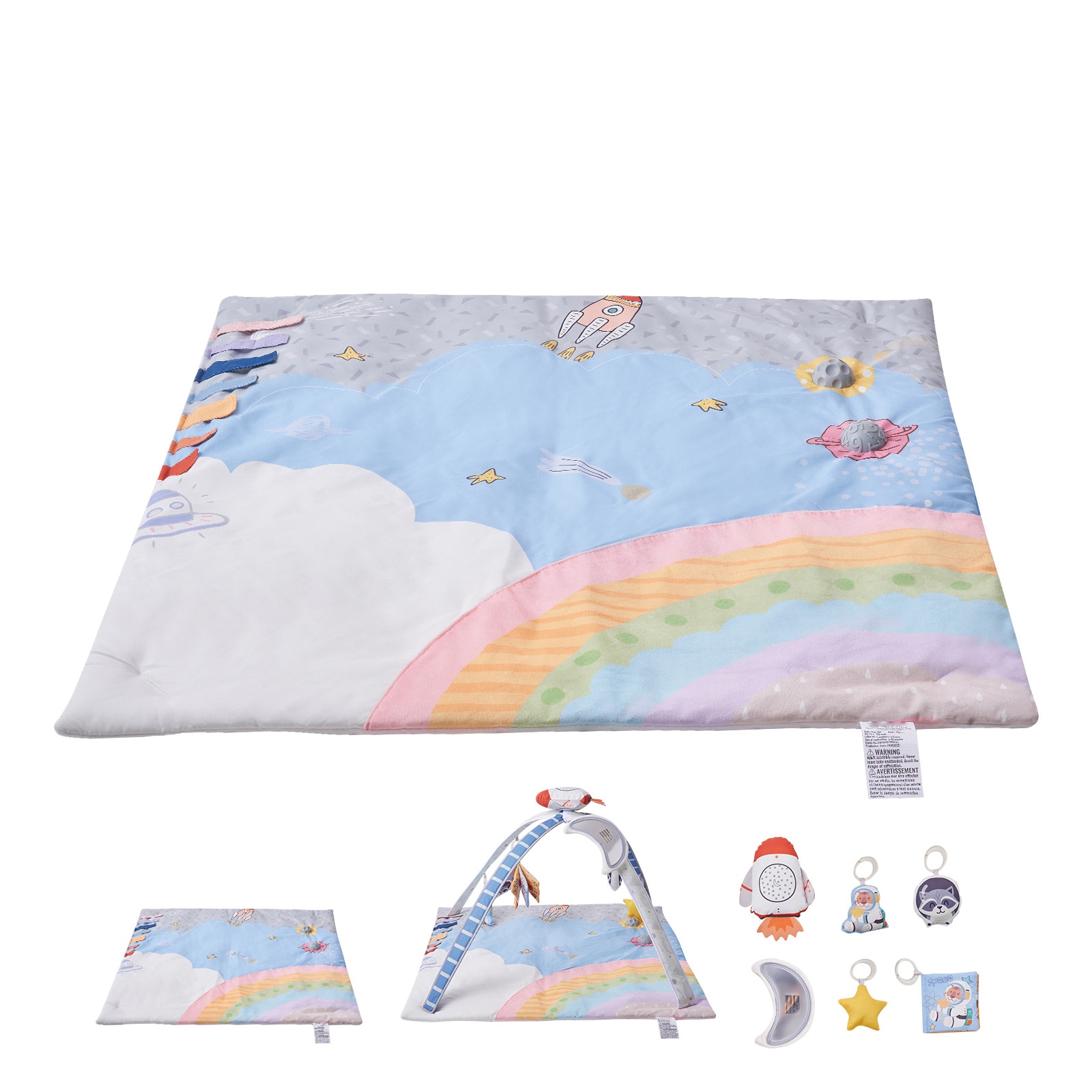 Baby Play Gym Mat For Tummy Time And Early Development Activities_voghion.com